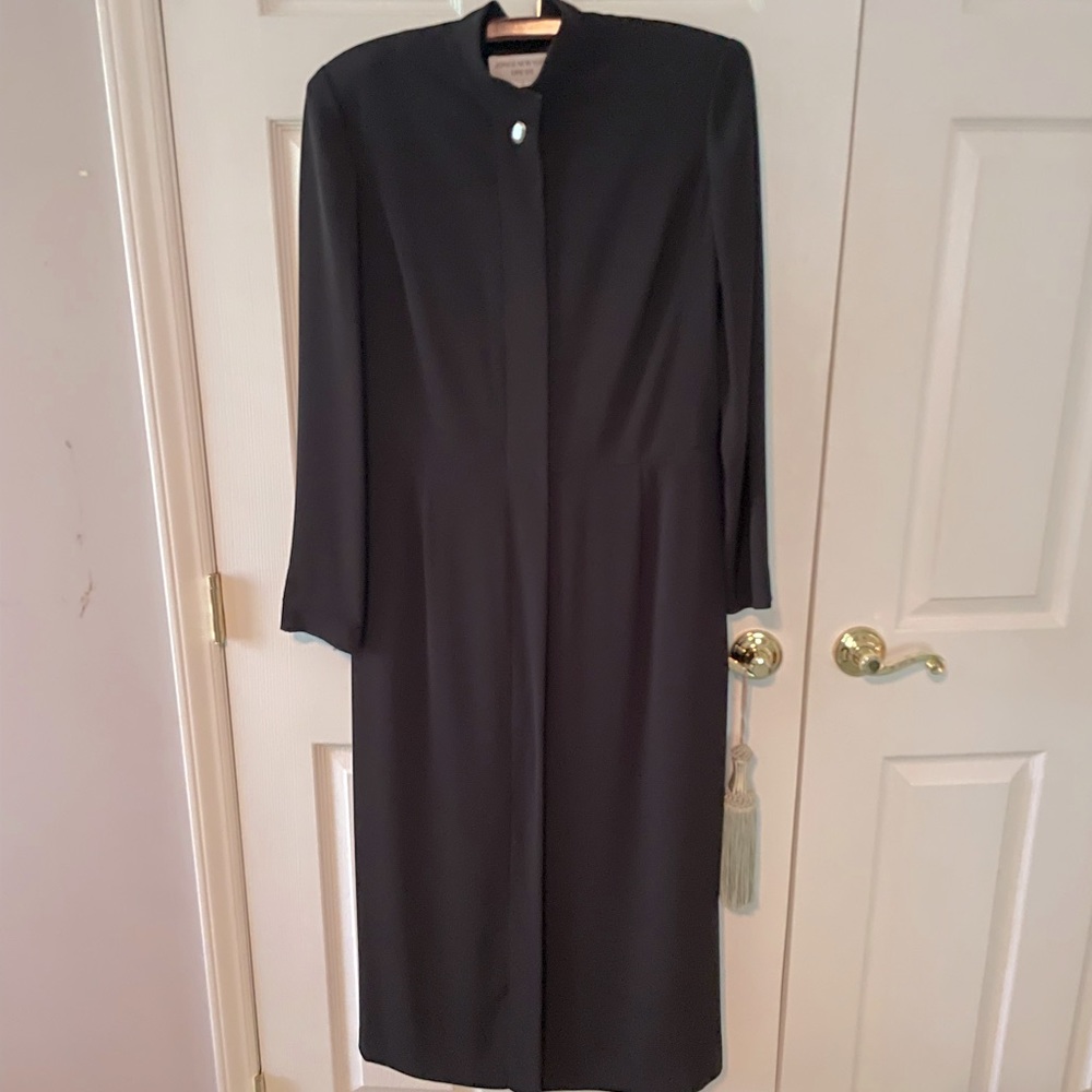 Long sleeve black dress